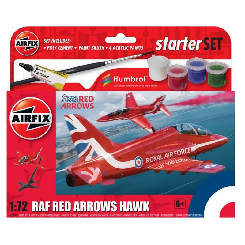 Airfix 55002 Small Starter Set NEW  Red Arrows Hawk  (A55002)
